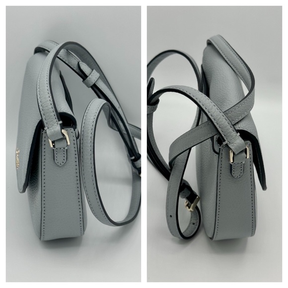 LIKE NEW Kate Spade Leila Mini Flap Crossbody - Avalon Mist - Picture 5 of 14